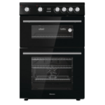 Hisense HDE3211BBUK cooker Freestanding cooker Electric Ceramic Black