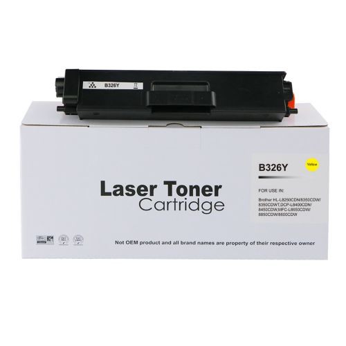 CTS Compatible Brother TN326Y Yellow Hi Cap Toner