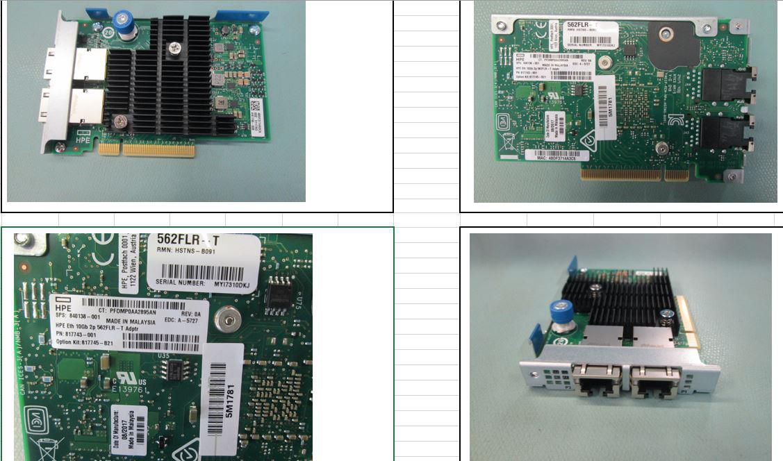 Image of HP E Ethernet 10Gb 2-port 562FLR-T Adapter