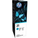 HP #31 Cyan Ink Bottle 1VU26AA