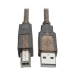 Tripp Lite U042-030 USB cable 359.8" (9.14 m) USB 2.0 USB A USB B Black, Translucent