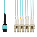 AddOn Networks CB-M12-4LC-MMF3M-AO InfiniBand/fibre optic cable 3 m MPO 8x LC OFNG Aqua colour, Beige