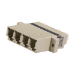 Cablenet LC Quad MM Coupler Beige