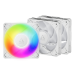 ARCTIC Freezer P12 Pro A-RGB (White) - 3 Pack 120 mm A-RGB PWM Fan with Cable Splitter