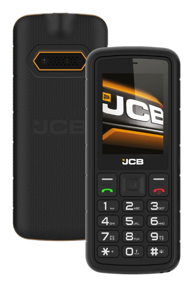 JCB TP-2F mobile phone 6.1 cm (2.4") 136 g Black, Orange