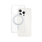 PanzerGlass CARE by ® Feature Case Transparent w. Silver Kickstand & MagSafe iPhone 15 Pro