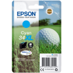 Epson C13T34724020/34XL Ink cartridge cyan high-capacity Blister Acustic Magnetic, 950 pages 10,8ml for Epson WF-3720
