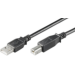 Microconnect USBAB03B USB cable 0.3 m USB 2.0 USB A USB B Black