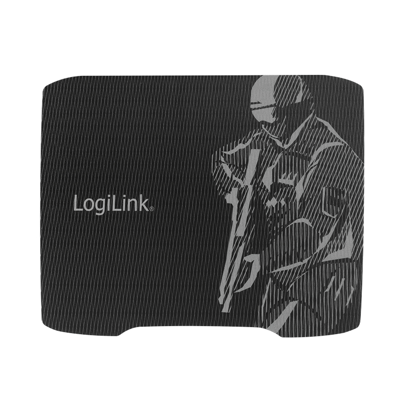 LogiLink CarbonRace Gaming mouse pad Black, Grey
