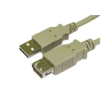 Cables Direct 1m USB 2.0 USB cable USB A Beige