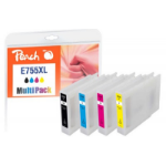 Peach PI200-724 inktcartridge 4 stuk(s) Compatibel Hoog (XL) rendement Zwart, Cyaan, Magenta, Geel
