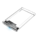 LogiLink 2,5" Extern. Encl. USB 3.0, screwless, transparent