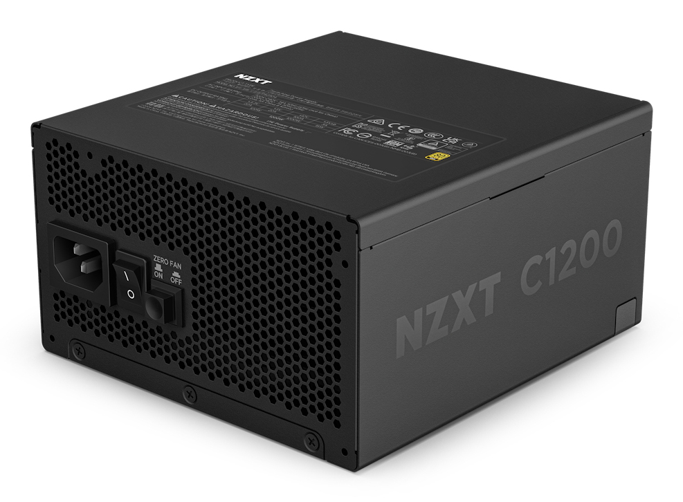 NZXT C1200 Gold ATX 3.1 power supply unit 1200 W 24-pin ATX Black, 23 ...