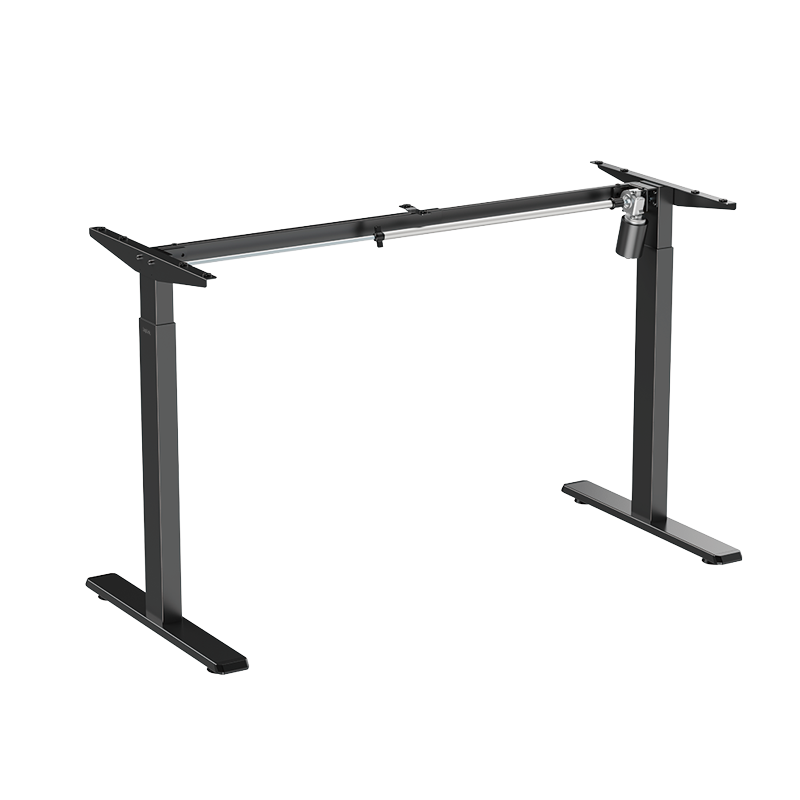 LogiLink Sit-stand desk frame, single motor, easy-use controller, black