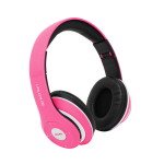 Necnon NBH-01 R Auriculares Inalámbrico y alámbrico Diadema Llamadas/Música Bluetooth Rosa