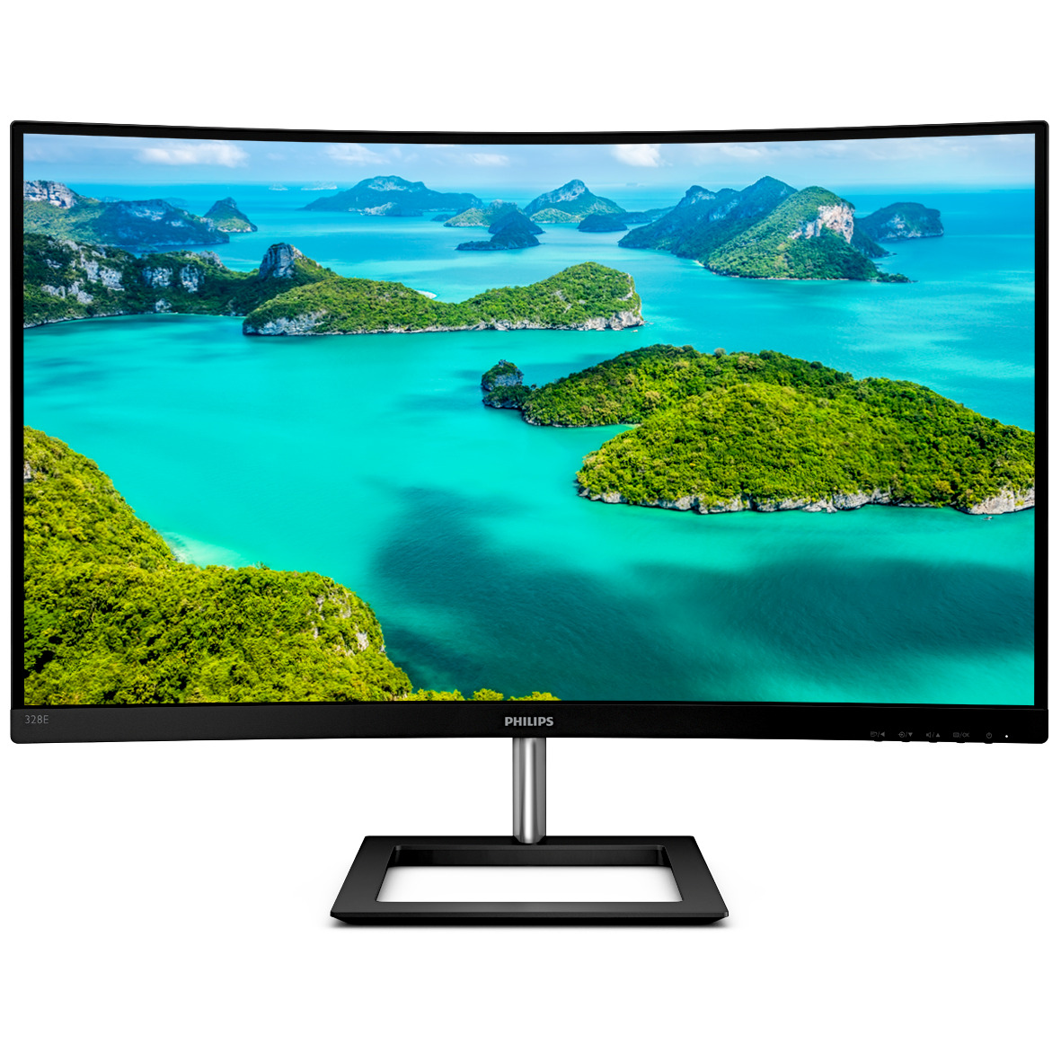 Philips Black E-Line 328E1ca 31.5" 4K Ultra Hd Va 60Hz 4Ms Curved Monitor With Speaker - Image 7