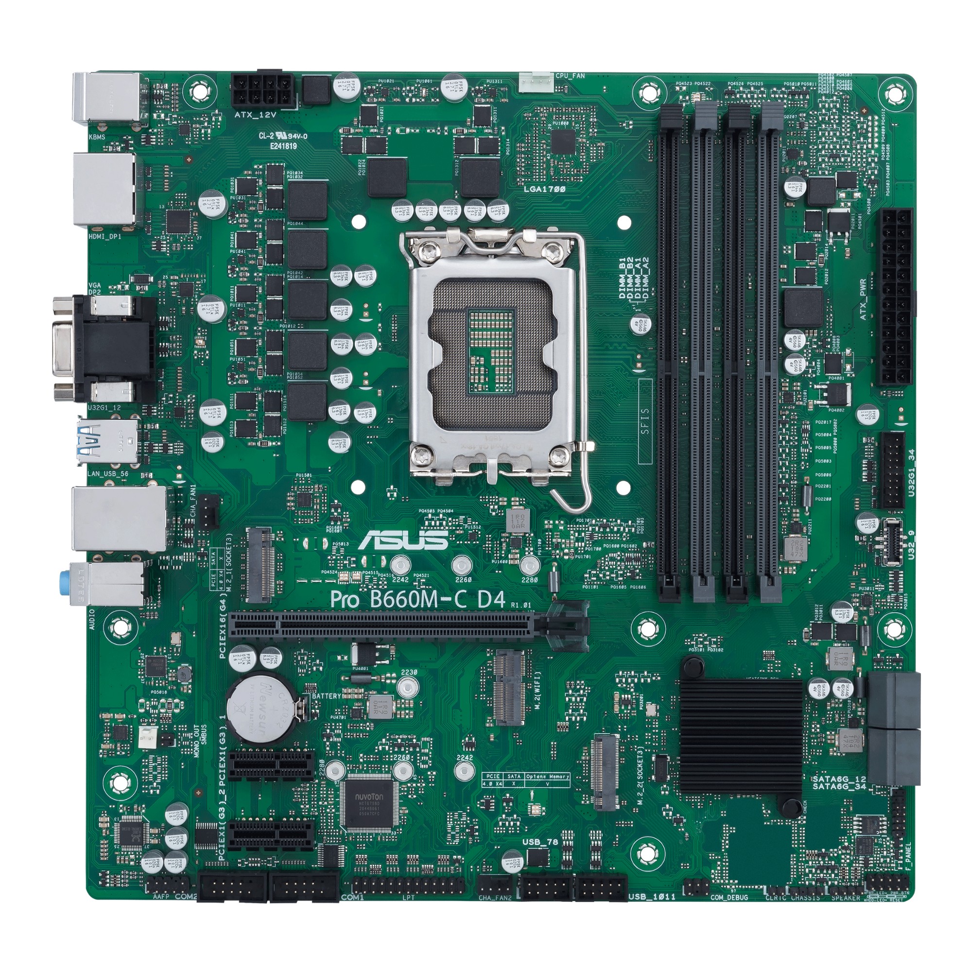 PRO B660M-C D4-CSM Intel B660 LGA 1700 micro ATX