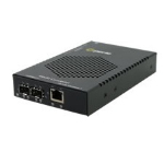 Perle S-1110HP-DSFP network media converter 1000 Mbit/s Black