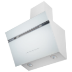 electriQ 60cm Super Silent Angled Cooker Hood - White