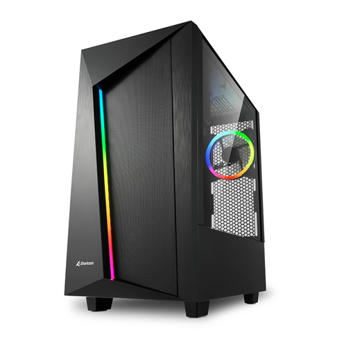 Image of Sharkoon ELITE SHARK REV100 computer case Midi Tower Black