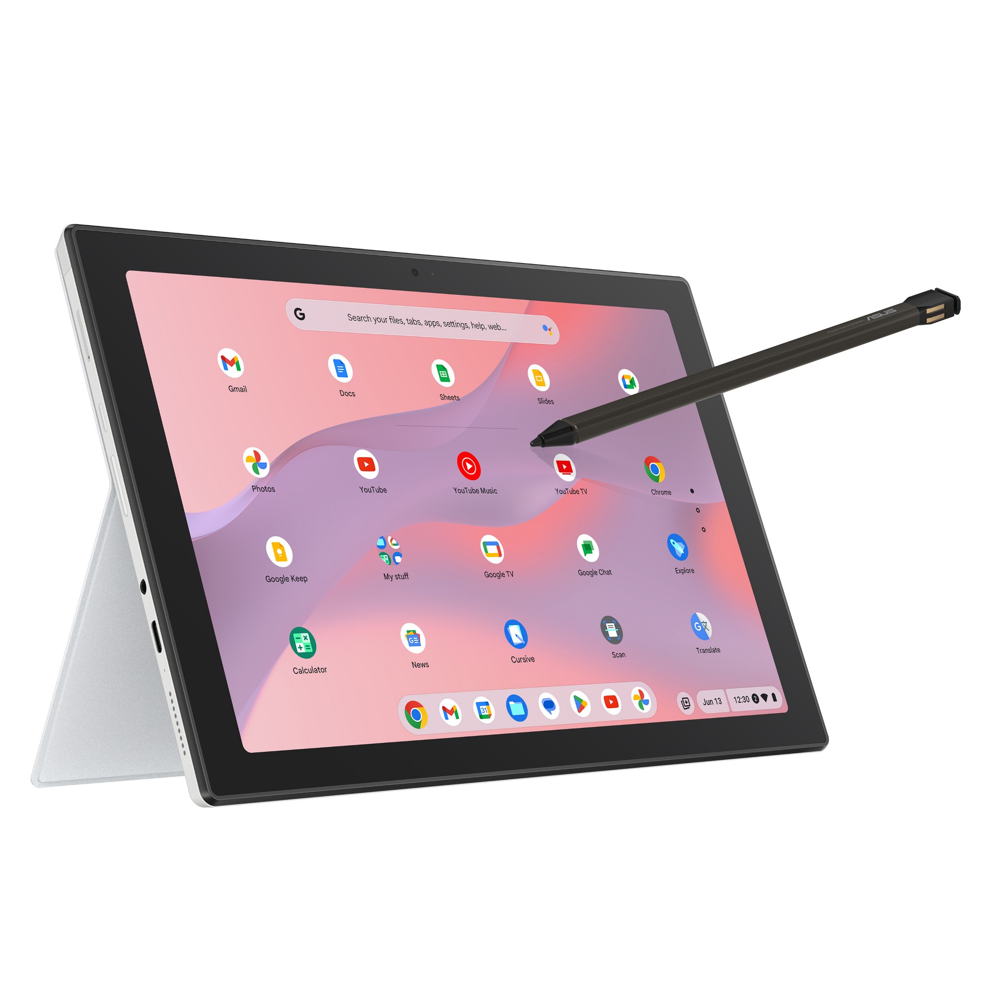 ASUS Chromebook CM30 Detachable CL3001DM2A-R70211-3Y MediaTek Kompanio 520 26.7 cm (10.5") Touchscreen WUXGA 8 GB LPDDR4x-SDRAM 64 GB eMMC Wi-Fi 6 (802.11ax) ChromeOS Silver