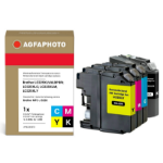 AgfaPhoto APB229SETD inktcartridge 4 stuk(s) Compatibel Hoog (XL) rendement Zwart, Cyaan, Magenta, Geel