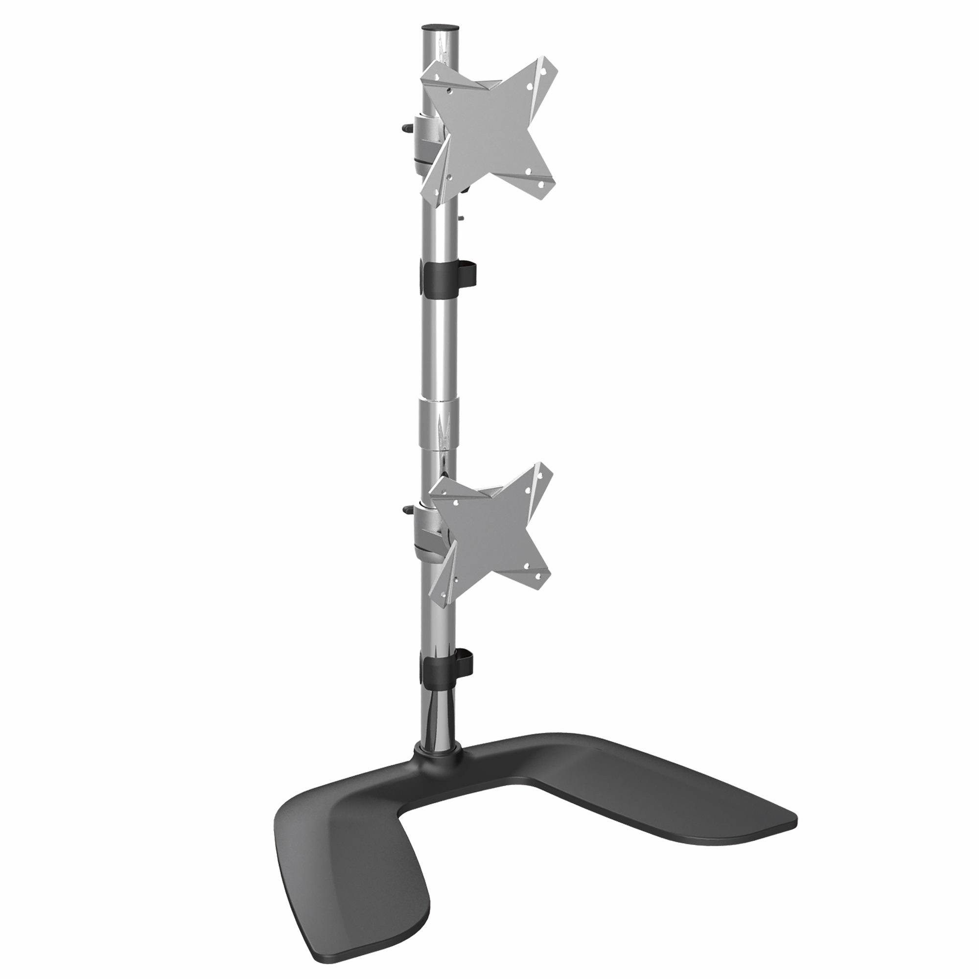 Image of StarTech.com Vertical Dual Monitor Stand - Ergonomic Desktop...