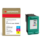 AgfaPhoto APHP351XLC inktcartridge 1 stuk(s) Compatibel Hoog (XL) rendement Cyaan, Magenta, Geel
