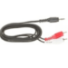 Mercodan 3.5 mm - 2 x RCA, M-M, 10m audio cable 3.5mm Black, Red, White