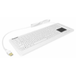 KeySonic KSK-6231INEL keyboard Industrial USB QWERTZ German White