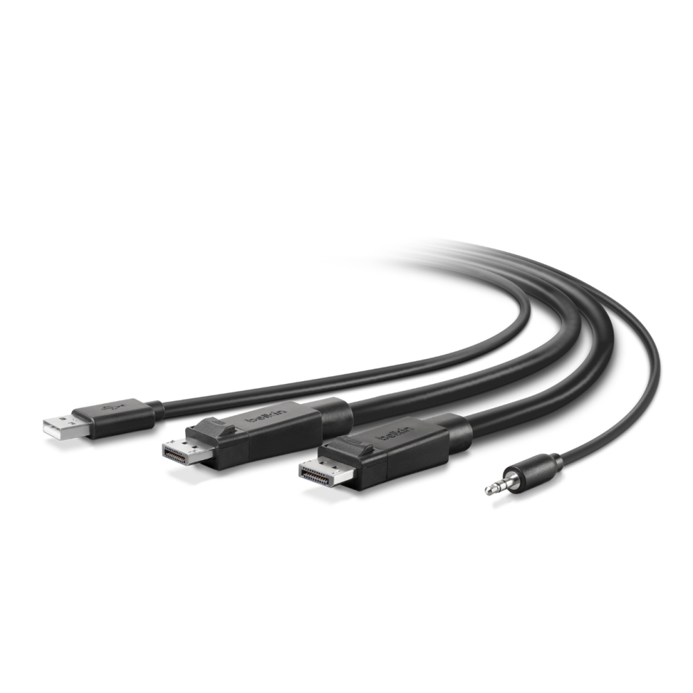 Image of Belkin F1D9020B10T KVM cable Black 3 m