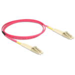 DeLOCK 84640 InfiniBand/fibre optic cable 1 m LC OM4 Violet