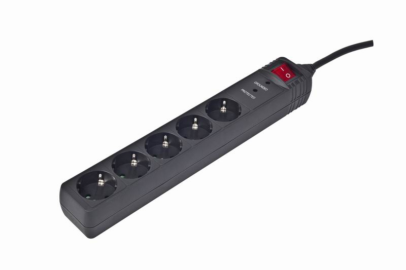 SPG5-C-5 GEMBIRD Steckdosenleiste 5fach -Schutz