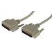 Cables Direct D25 serial cable Beige 10 m