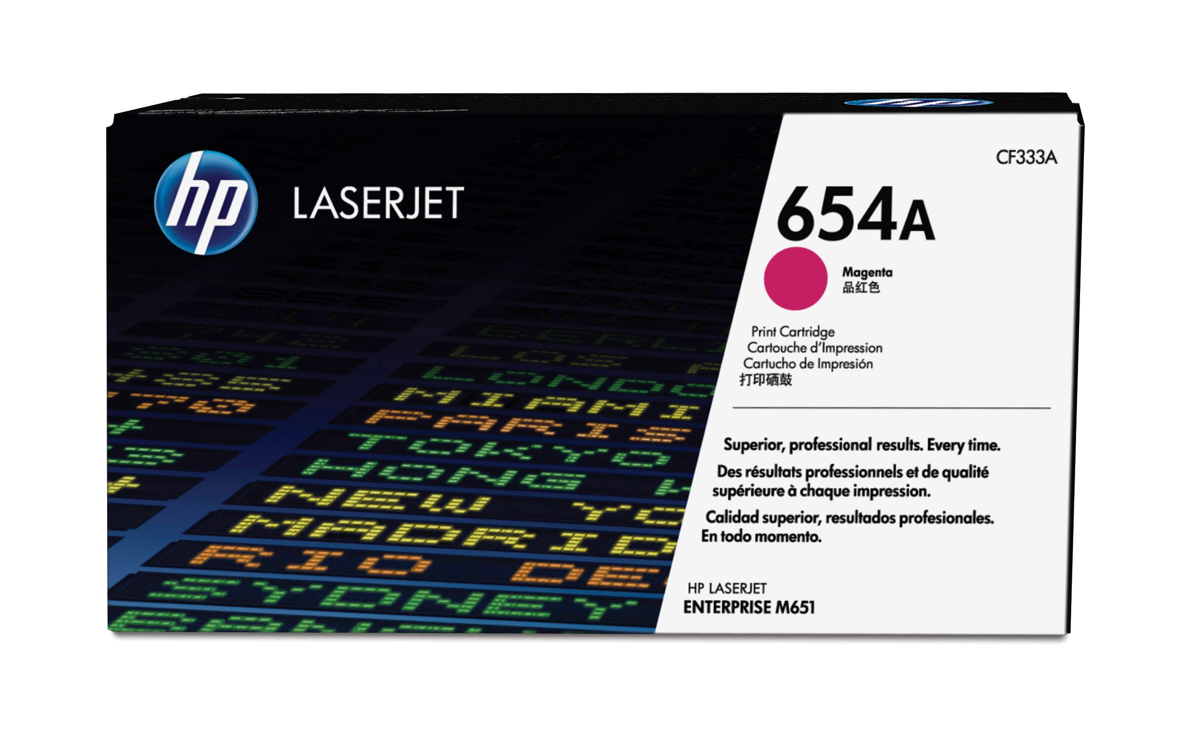 Image of HP CF333A/654A Toner cartridge magenta, 15K pages ISO/IEC 19798...