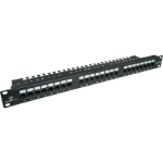 Alantec PK001 UTP cat.6 patch panel, 24 LSA ports with 1U 19" shelf