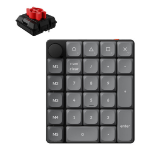 Keychron K0 Max QMK numeric keypad Universal Bluetooth/USB/RF Wireless Black, Grey