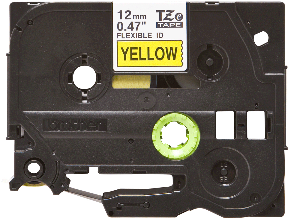 Brother TZE-FX631 DirectLabel black on yellow Laminat 12mm x 8m for Brother P-Touch TZ 3.5-12mm/18mm/6-18mm/6-24mm/6-36mm