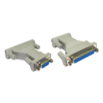 Cables Direct AD-402 cable gender changer Serial (9-pin) Serial (25-pin) Beige