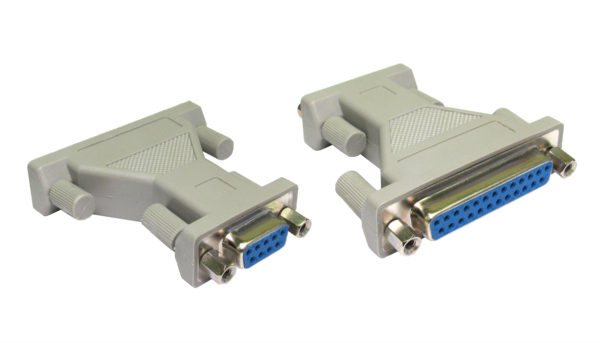 Cables Direct AD-402 cable gender changer Serial (9-pin) Serial (25-pin) Beige