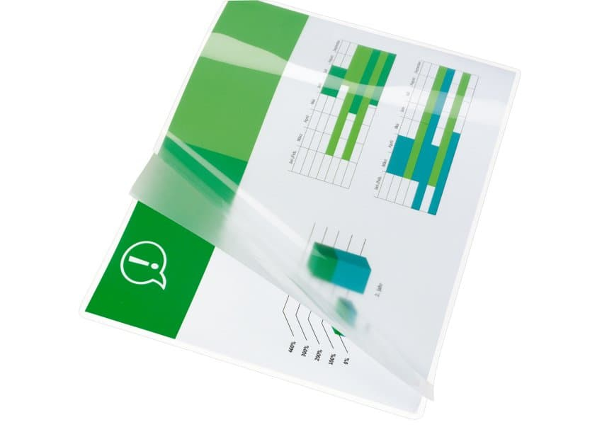 Image of GBC Document Laminating Pouches A3 2x100 Micron Gloss (100)