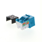 Nexxt Solutions Módulo Keystone jack  RJ-45 hembra Cat.6 Sin blindaje - tipo 110, Azul PCGKJC6TYRJBL