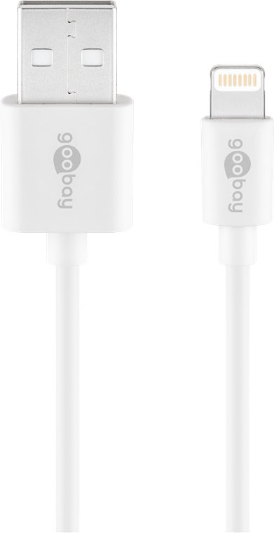 Image of Goobay Lightning USB Charging and Sync Cable, 3 m