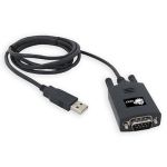 Siig USB/Serial Adapter serial cable Black 59.1" (1.5 m) USB Type-A DB-9