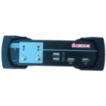 Longshine LCS-K702D KVM-switch Zwart