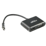 4Cabling USB 3.1 Type-C Male to VGA & HDMI® Converter