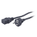 APC AP9875 2.5m C19 coupler CEE7/7 Black power cable