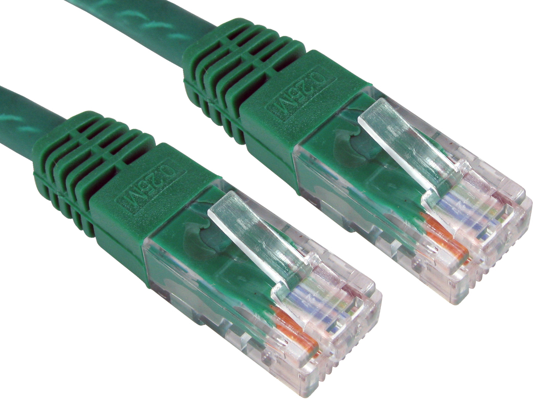 Photos - Cable (video, audio, USB) Cables Direct UTP Cat6 7m networking cable Green U/UTP  ERT-607G (UTP)