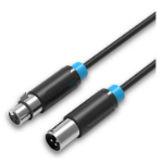Vention BBFBJ audio cable 5 m XLR Black