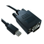 FDL 1M MINI DISPLAYPORT V1.2a TO VGA ADAPTOR CONVERTOR CABLE